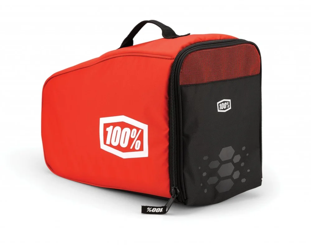 100%, AIRCRAFT Helmet Bag - Red Begränsat antal