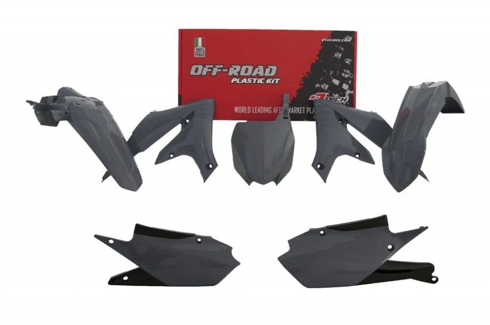 Expressleverans Rtech, Plastkit, O.E.M GRÅ, Yamaha 18-21 YZ450F, 19-21 YZ250F