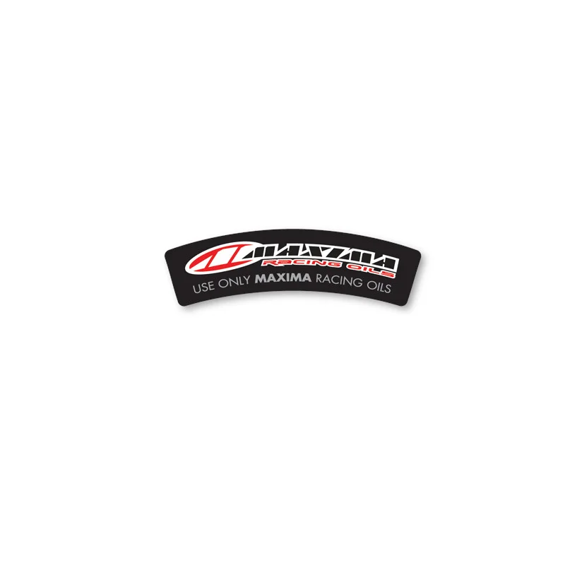 Maxima, Engine Decal - Curved "Use only Maxima" / Size 5.5cm Snabb leverans