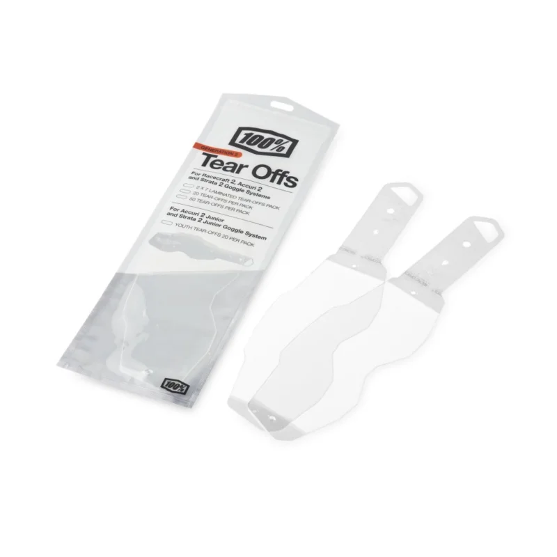 100%, RC2/AC2/ST2 Laminated Tear-Offs 2x7PK Populärt val
