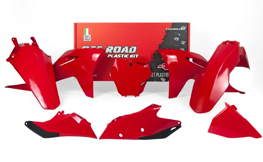 Rtech, Plastkit, O.E.M RÖD, GasGas 21-23 MC 450F, 22-23 MC 250, 21-23 MC 250F, 22-23 MC 350F, 21-23 MC 125 Fynd