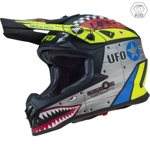 Crosshjälm UFO Bomber YOUTH MOTOCROSS HELMET Kundfavorit
