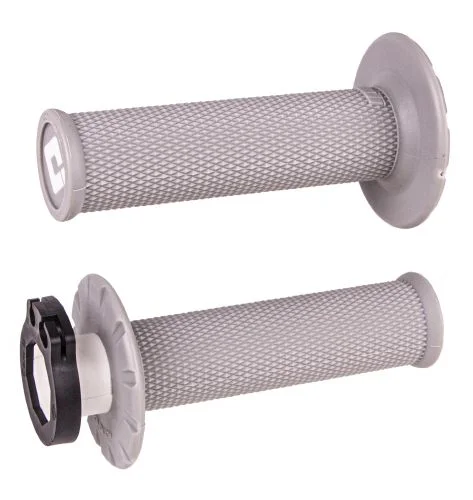 Gummihandtag ODI MX V2 Lock-On No-Waffle Grip Gray (soft) Premium