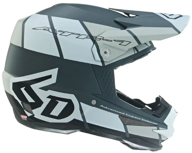 Rabatter Crosshjälm 6D ATR-1 Shear Helmet, White/Grey/Black
