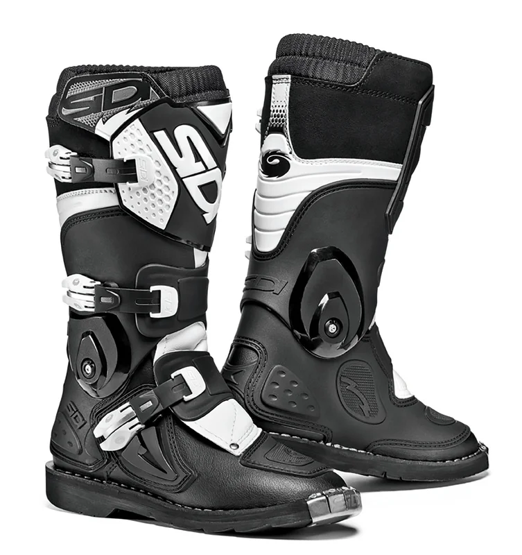 Crosstövlar Sidi MX Flame Junior, fluo svart/vit Reapris