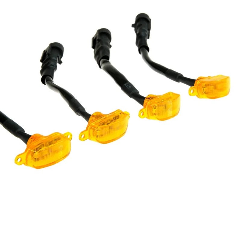 Lågt pris Amber LED belysningspaket (4-pack)