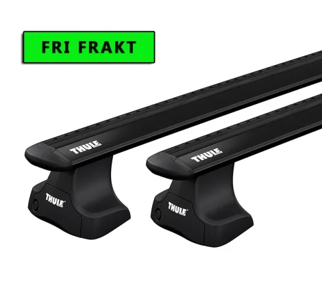 Thule WingBar Evo Black takräcke Audi A3 5-dr Hatchback 1999-2003 Slätt tak Expressleverans