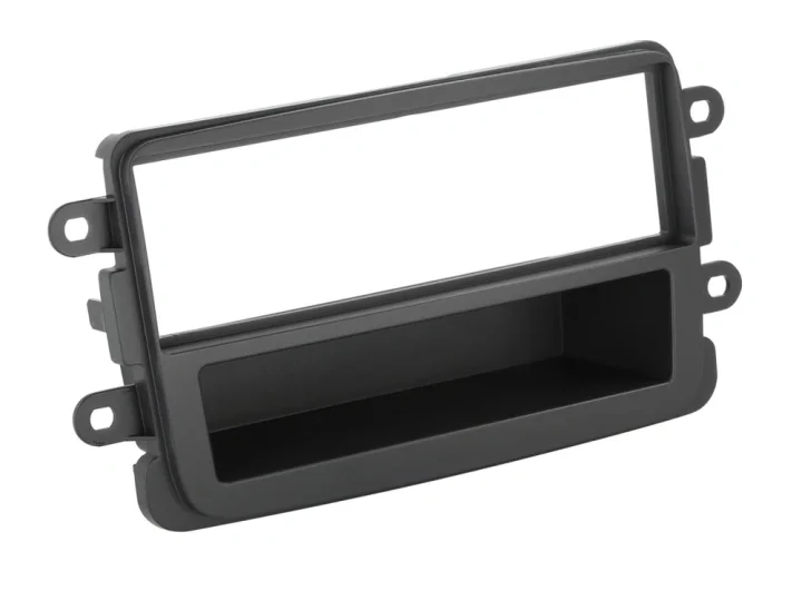 Billigare Monteringsram 1-DIN med prylfack Dacia/Fiat/Nissan/Opel/Renault