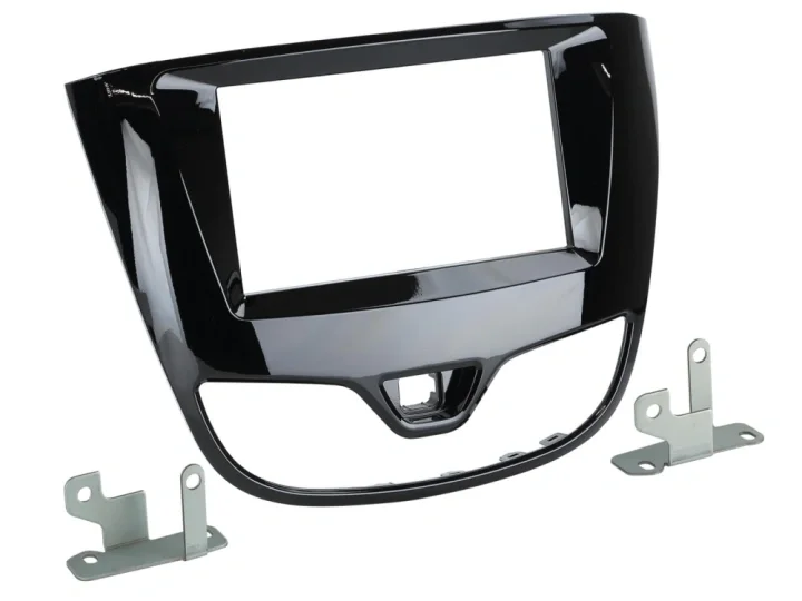 Säker betalning Monteringsram 2-DIN Opel Karl 2017-2019, piano black