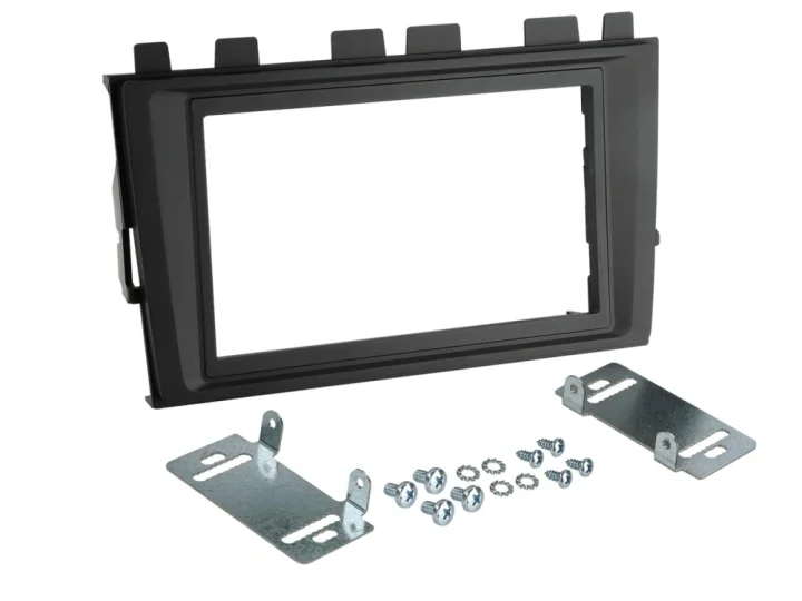 Monteringsram 2-DIN VW Polo/T6.1, svart Premium
