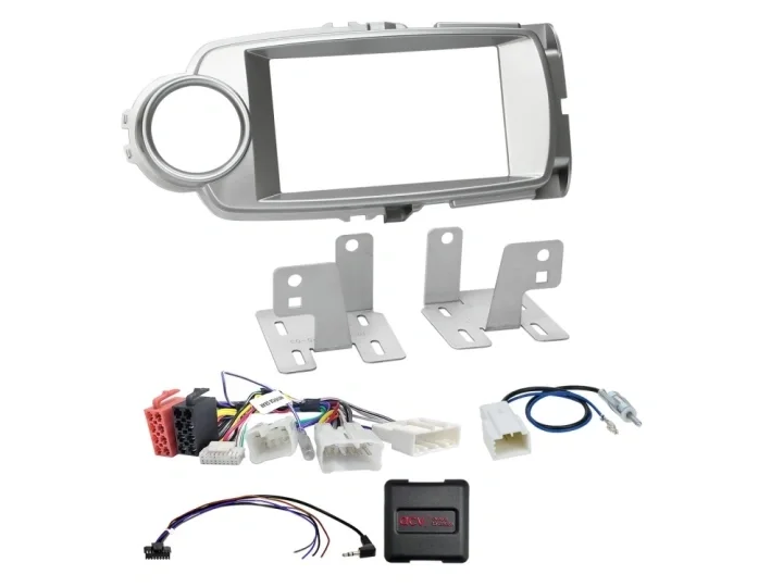 ACV Installationskit 2-DIN Toyota Yaris silver Fri frakt