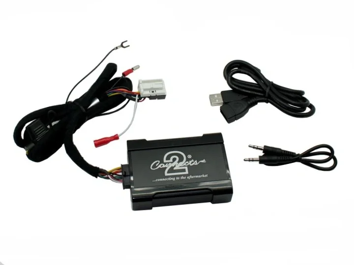 Rea USB/AUX och SD-korts adapter till AUDI 2005-2015 med Quadlock