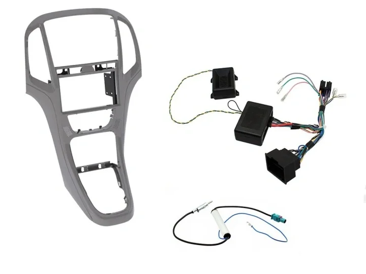 Snabb frakt Installationskit Opel Astra 2010> Titangrå