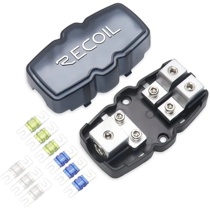 Recoil MFH12 Mini-ANL säkringshållare 1x50mm² till 2x20mm² Expressleverans
