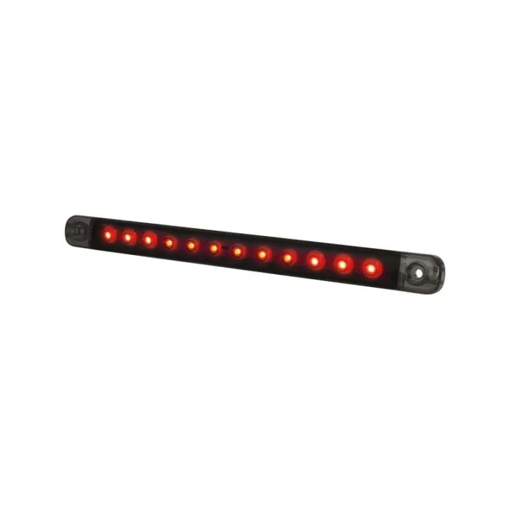 Strands Dark Knight Slim Bak/Broms LED,Röda LED, Klart Glas Billig