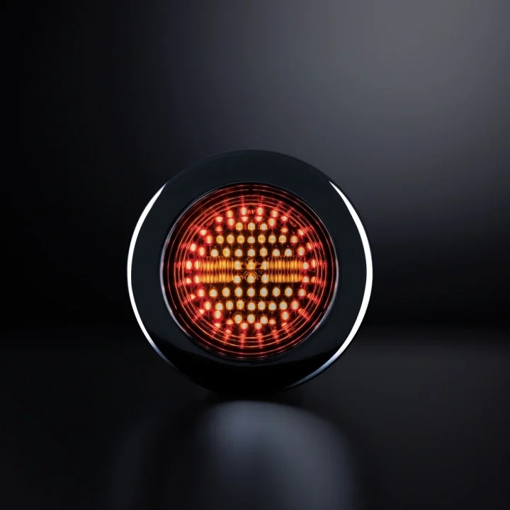 Strands Dark Knight Ize LED Bak/Bromsljus Rund Snabb leverans
