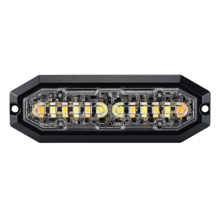 Snabb frakt Strands Duo Riktat Blixtljus Orange/Blå 12 LED