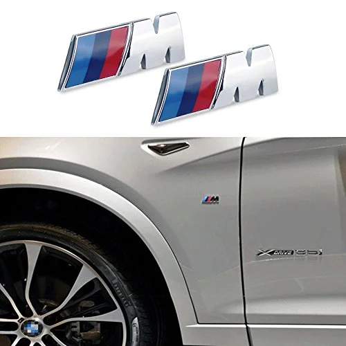 BMW M-Emblem i Silver | OEM Original M-Tech Logo Lägg i varukorgen
