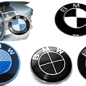 Endast idag BMW Rattemblem Solida Färger | 45mm Rattlogga