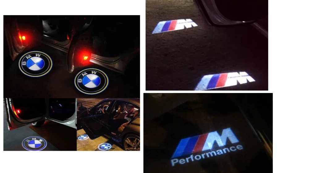 Lägg i varukorgen BMW Dörrbelysning LED M Logga | Plug & Play