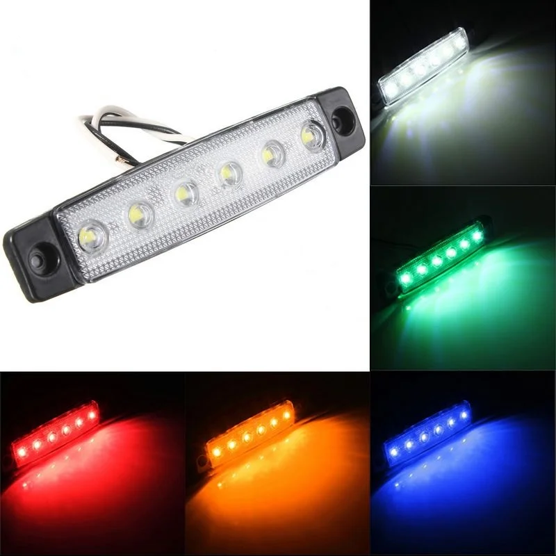 Små DRL LED lampor för styling av bil lastbil 12v 24v Sista chansen