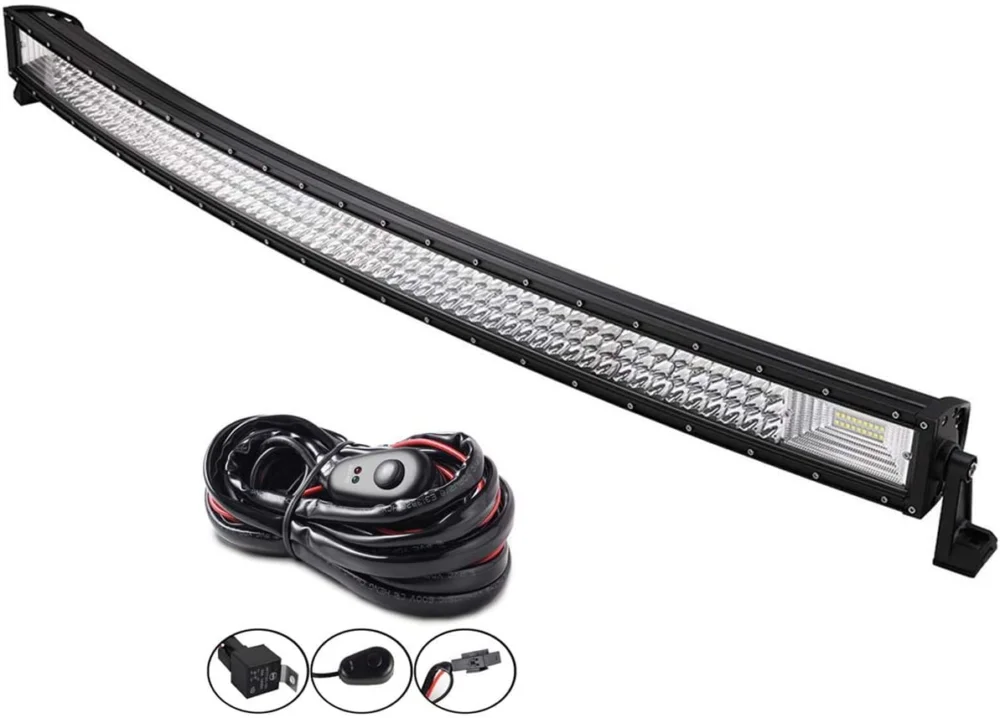 LED ljusramp 52" 675W CREE böjd stark belysning Kampanjpris