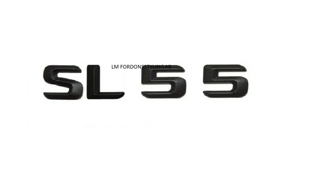 Mercedes SL 55 SL55 logo emblem märke risnedsättning