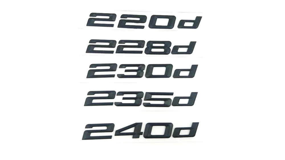 BMW 2 serie diesel emblem modellbeteckning Sänkt pris