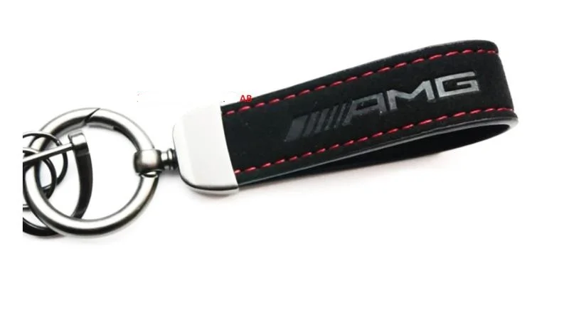 Fynd AMG nyckelring alcantara Mercedes strap