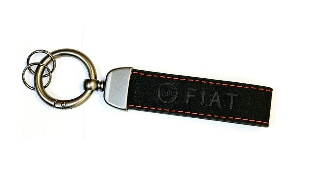Fiat nyckelring nyckelstrap i äkta alcantara Köp online