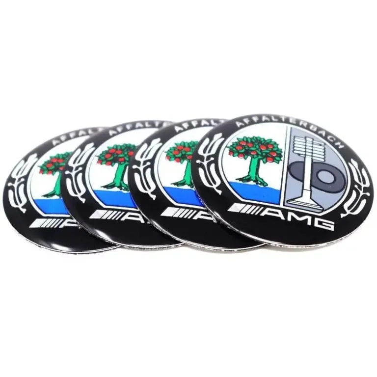 Mercedes Affalterbath AMG hjulnav emblem färgad Fynd