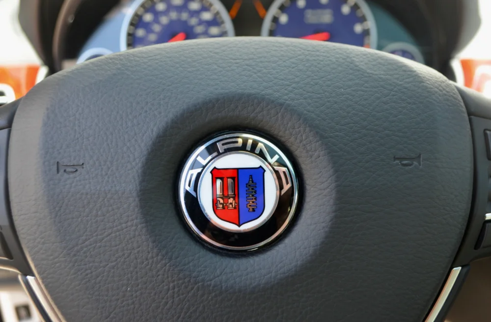 BMW ALPINA emblem till ratten rattemblem Lågt pris