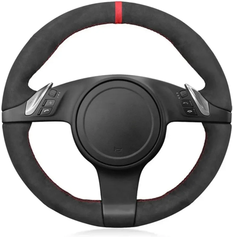 Sista chansen Porsche rattskydd rattöverdrag alcantara