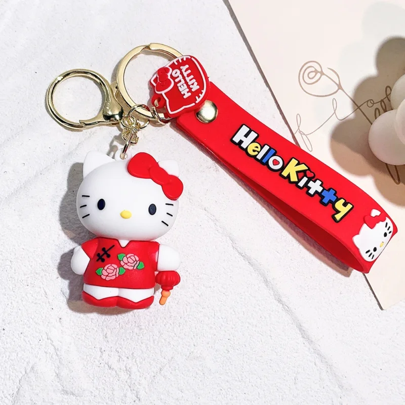 Hello Kitty nyckelring nyckelhänge 3D Lägg i varukorgen