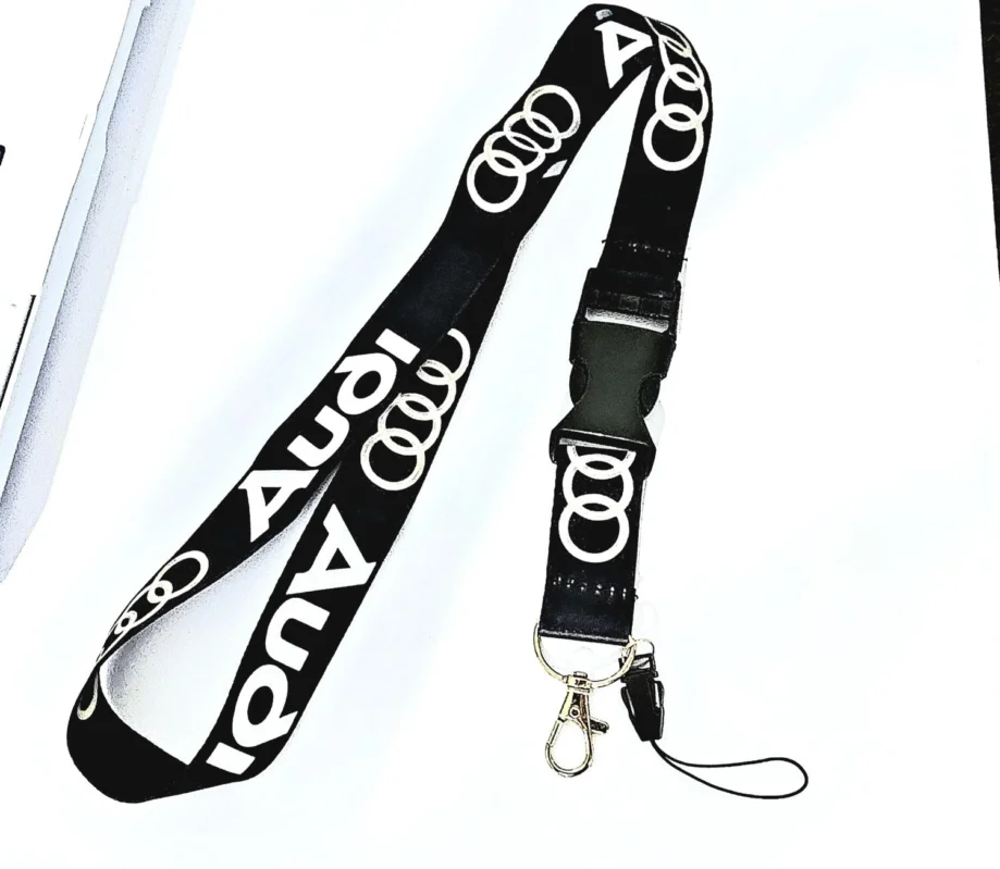 Endast idag Audi strap halsband för nycklar nyckel