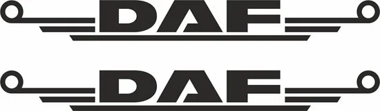 Daf lastbil dekal 2st dekaler sticker Kampanj