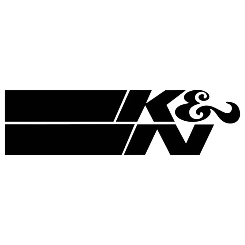 K N logo dekaler dekal 2st sticker Beställ idag