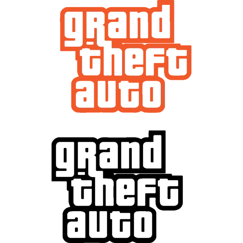 Grand Theft Auto GTA dekaler 2st sticker Erbjudande