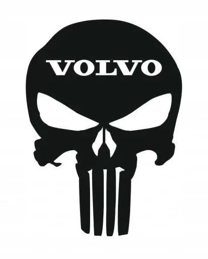 Volvo punisher dekal dekaler 2st sticker Reapris
