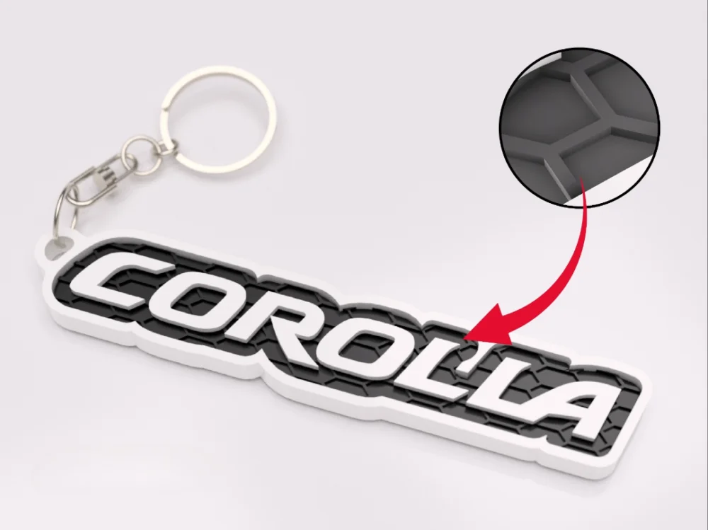 Toyota Corolla nyckelring nyckelhänge Extra rabatt