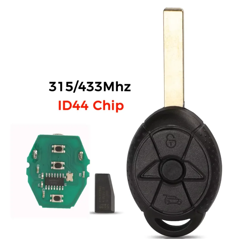 Fynd MINI bilnyckel komplett nyckel 315/433 mhz