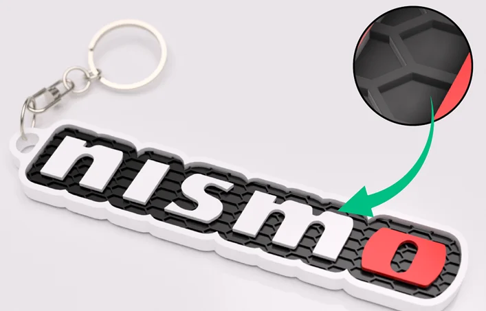 Endast denna vecka Nissan nismo nyckelring nyckelhänge 3d