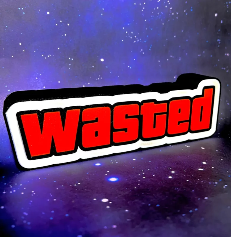 Wasted gta nattlampa dekorations-lampa Premium