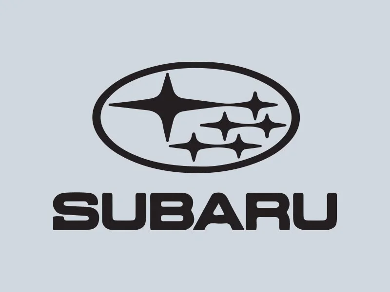 Begränsad tid Subaru logotyp stickers 2st dekal dekaler