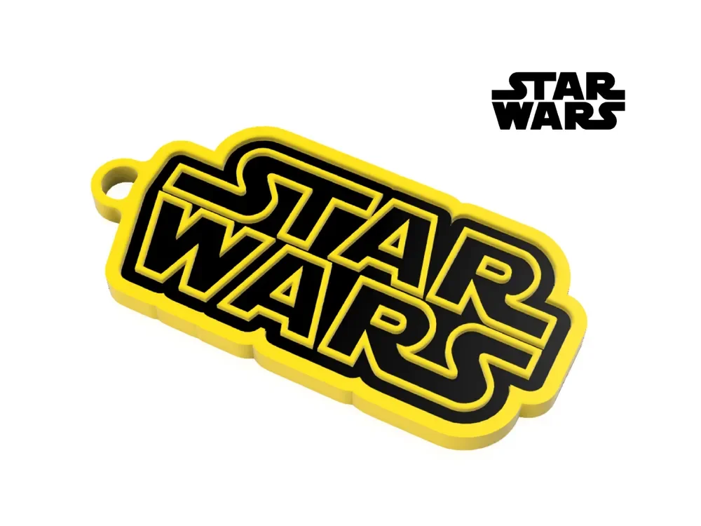 Star Wars nyckelring nyckelhänge 3D design Fynd