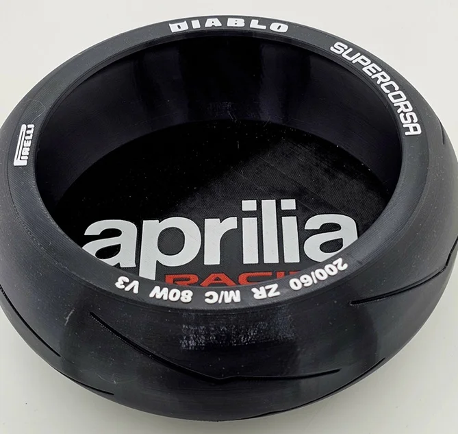 Bästa pris Aprilia logotyp förvaringsbox i form av däck